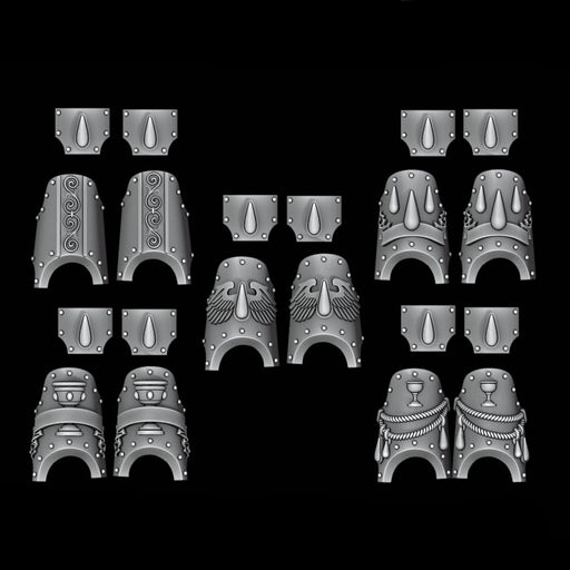 Legio Sanguine Terminator Shin and Hip Plates - Set of 5 - Archies Forge