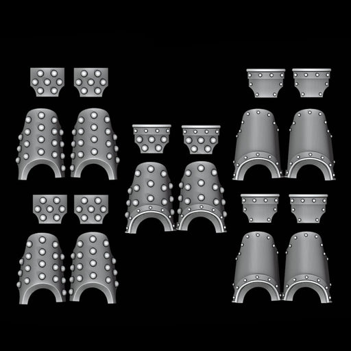 MK5 Heresy Style Terminator Shin and Hip Plates - Set of 5 - Archies Forge