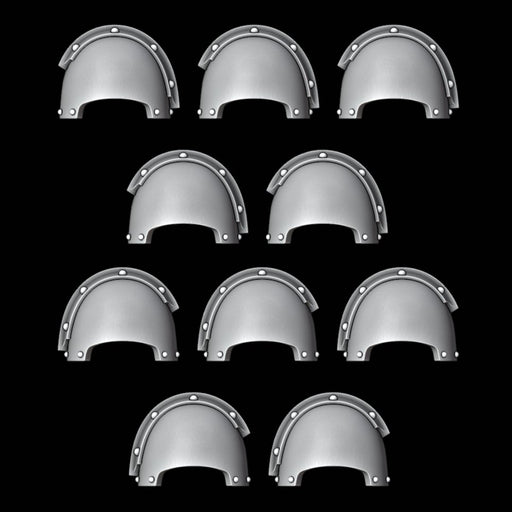Terminator Shoulder Pads - Plain - Set of 10 - Archies Forge