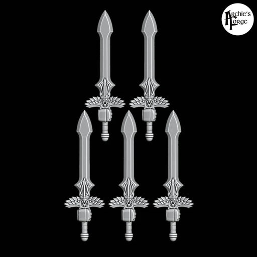 Angel Power Swords - Set of 5 - Right Handed - Archies Forge