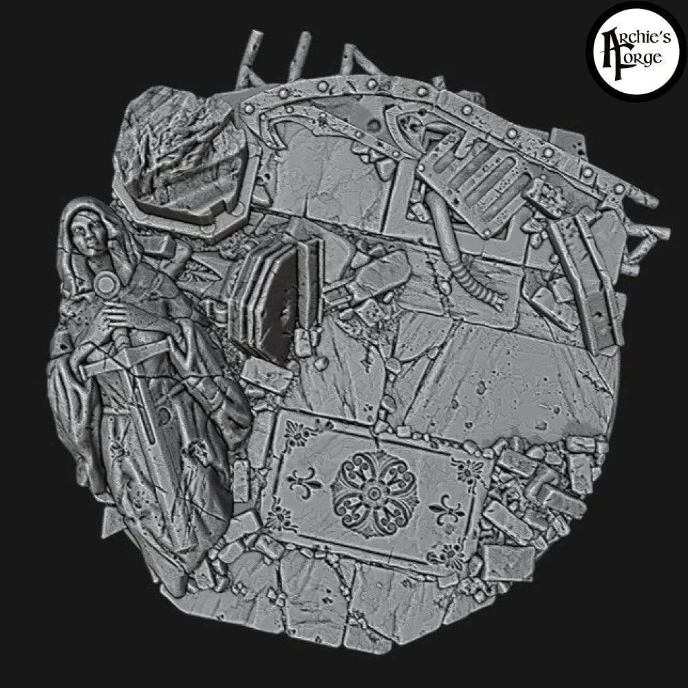 Base Topper - 90mm - Design 1 – Archies Forge