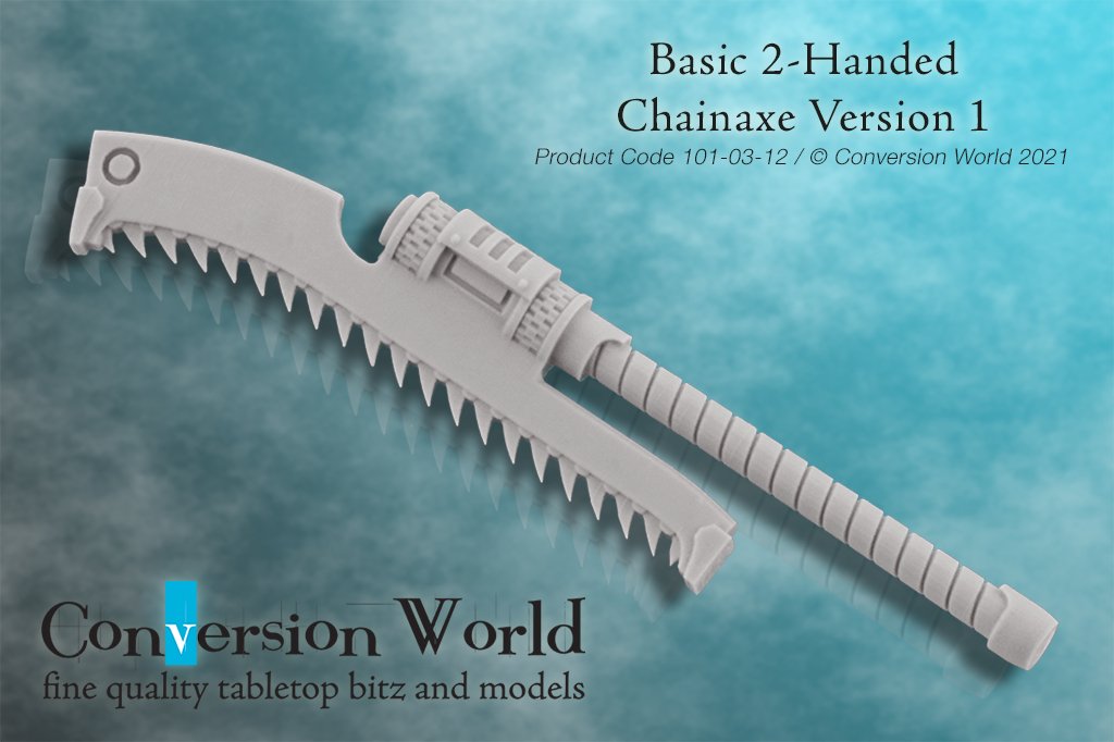 Basic 2 - Handed Chainaxe Version 1 - Archies Forge