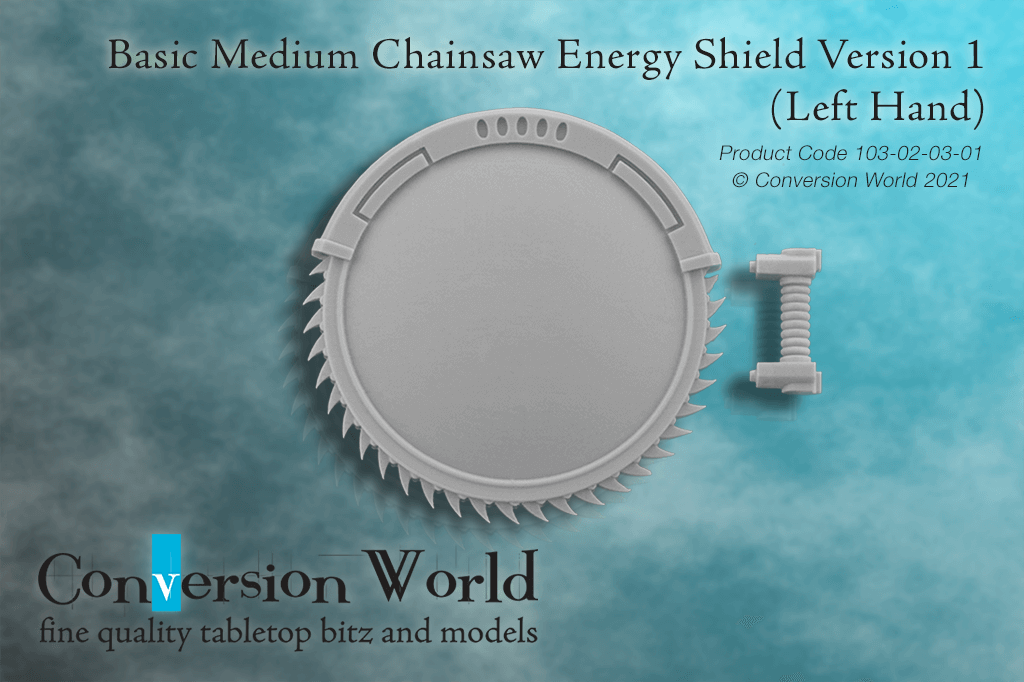 Basic Medium Chainsaw Energy Shield Version 1 (Left Hand) X 1 – Archies ...