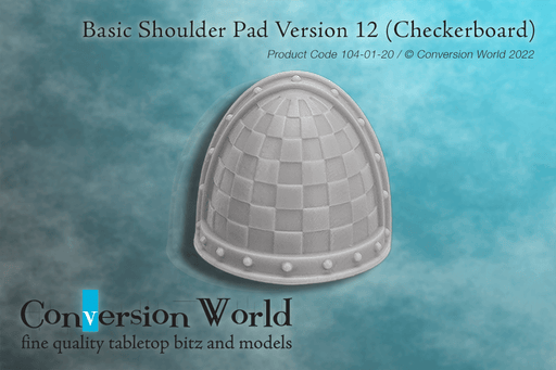 Basic Shoulder Pad Version 12 (Checkerboard) - Archies Forge