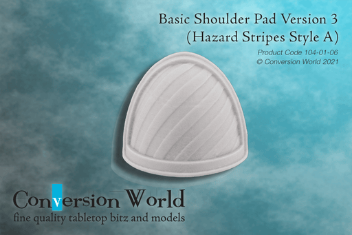 Basic Shoulder Pad Version 3 (Hazard Stripes Type A) - Archies Forge