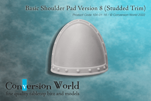 Basic Shoulder Pad Version 8 (Studded Trim) - Archies Forge