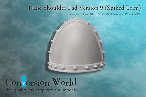 Basic Shoulder Pad Version 9 (Spiked Trim) - Archies Forge