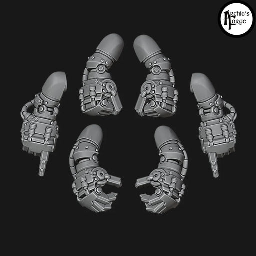 Bionic / Mechanical Power Fists - Set of 6 - Archies Forge