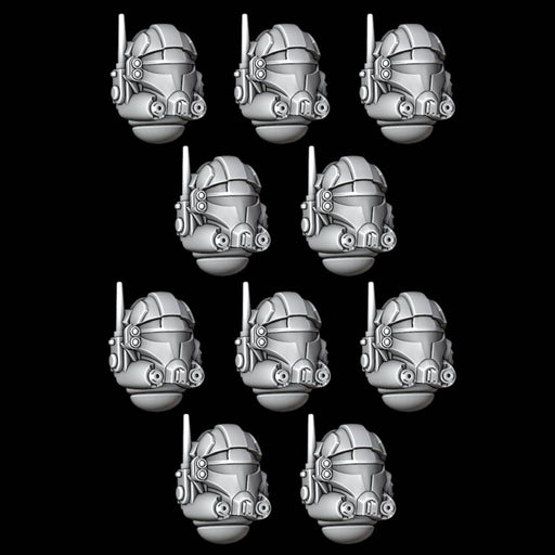 Clone Trooper Helmets - Set of 10 - Archies Forge