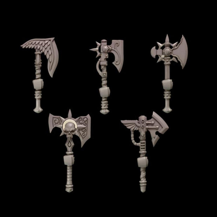 Legio Sanguine - Power Axes - Set of 5 - Right Handed