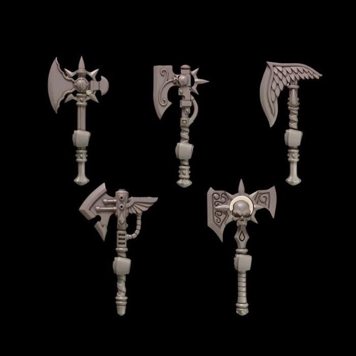 Legio Sanguine - Power Axes - Set of 5 - Left Handed