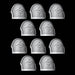 Detailed Phobos Pads - Legio Carcharodon - Set of 10 - Archies Forge