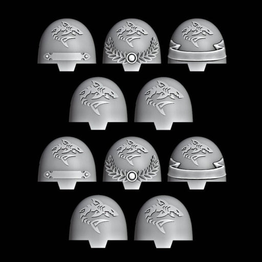 Detailed Terminator Pads - Legio Carcharodon - Set of 10 - Archies Forge
