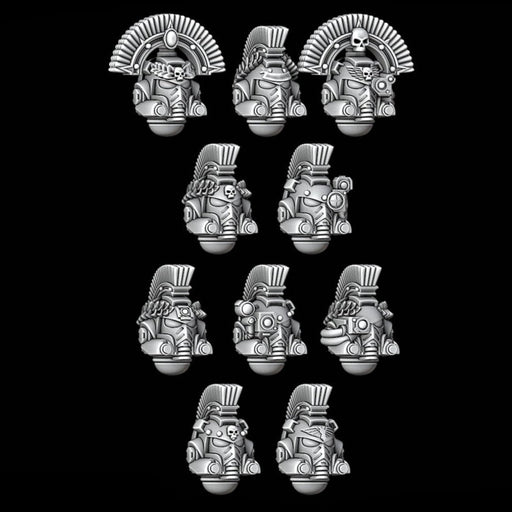 Gravis Crested Helmets - Set of 10 - Archies Forge