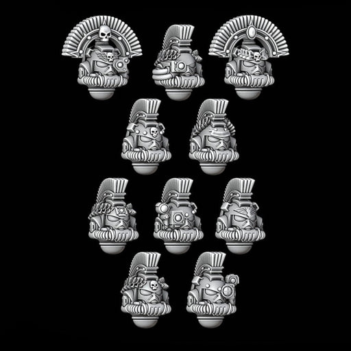 Gravis Rebreather Crested Helmets - Set of 10 - Archies Forge