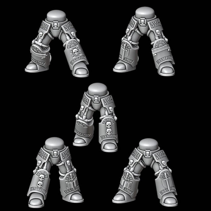 Grey Knight Scale Increase Terminator Legs - Set of 5 - Design 1 - Archies Forge