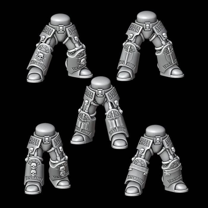 Grey Knight Scale Increase Terminator Legs - Set of 5 - Design 2 - Archies Forge