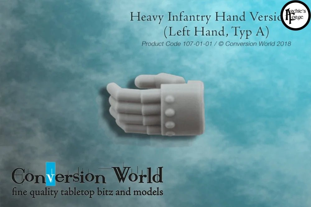 Heavy Infantry Hand Version 1 (Left Hand, Type A) - Archies Forge