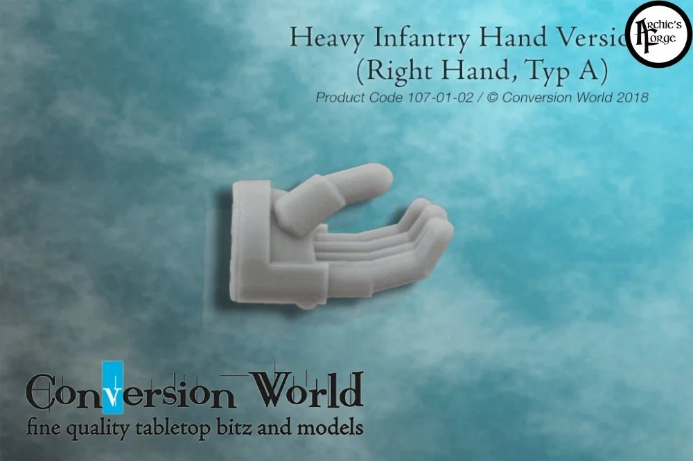 Heavy Infantry Hand Version 1 (Right Hand, Type A) - Archies Forge