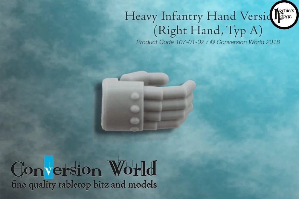 Heavy Infantry Hand Version 1 (Right Hand, Type A) - Archies Forge