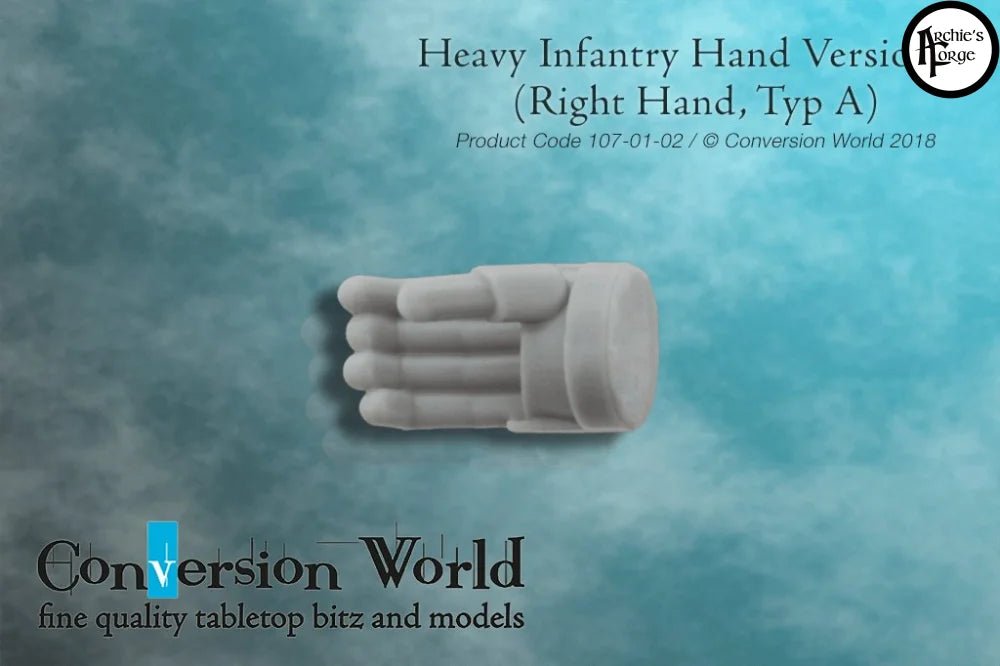 Heavy Infantry Hand Version 1 (Right Hand, Type A) - Archies Forge