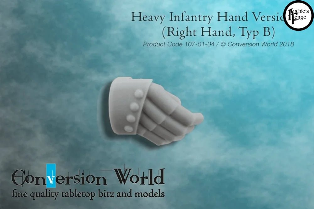 Heavy Infantry Hand Version 1 (Right Hand, Type B) – Archies Forge
