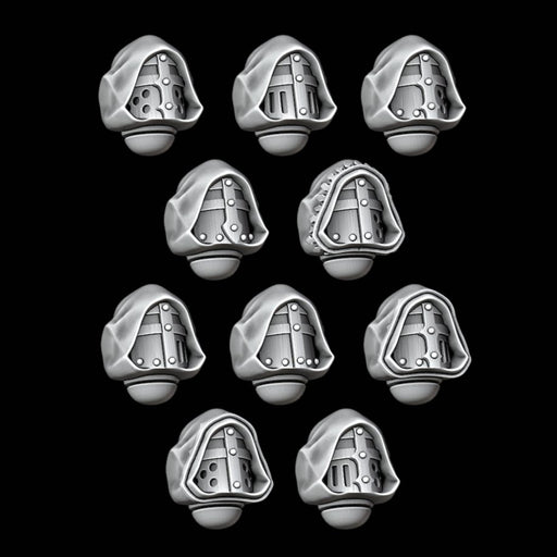 Hooded Knight MK2 Helmets - Set of 10 - Archies Forge