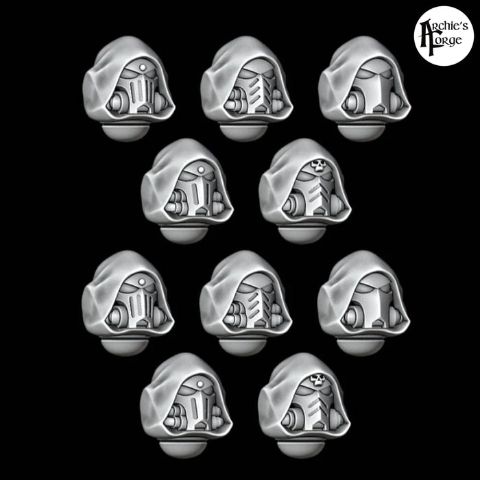 Hooded MK10 Helmets - Set of 10 - Archies Forge