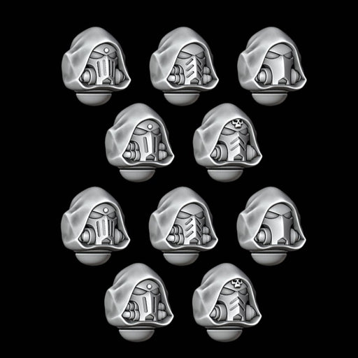 Hooded MK10 Helmets - Set of 10 - Archies Forge