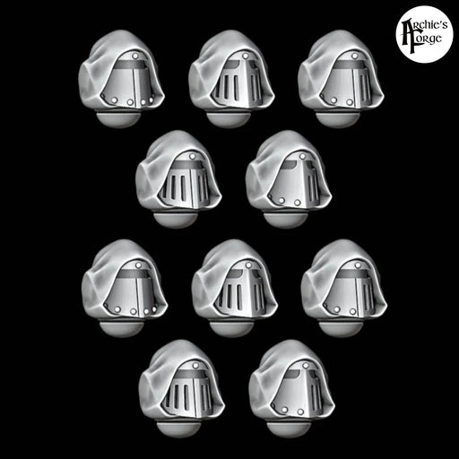 Hooded MK2 Helmets - Set of 10 - Archies Forge