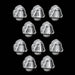 Hooded MK2 Helmets - Set of 10 - Archies Forge