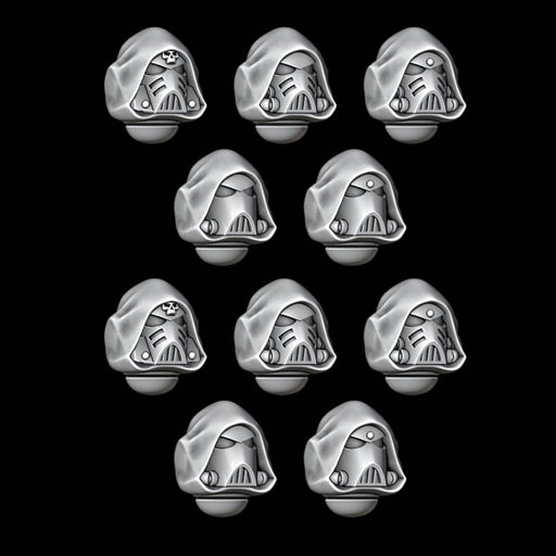 Hooded MK4 Helmets - Design 2 - Set of 10 - Archies Forge