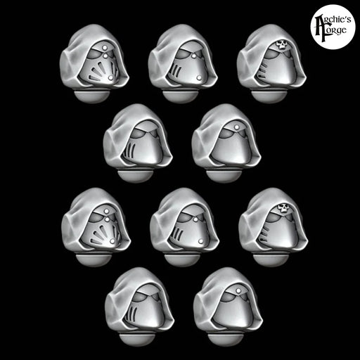 Hooded MK6 Helmets - Set of 10 - Archies Forge