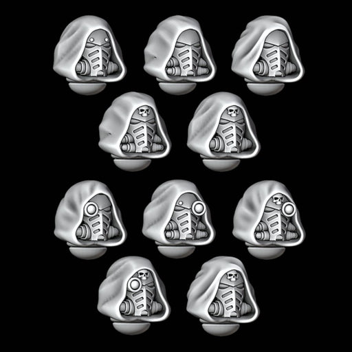 Hooded Prime Helmets - Plain - Set of 10 - Archies Forge