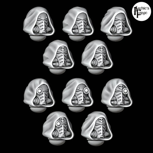 Hooded Prime Helmets - Plain - Set of 10 - Archies Forge