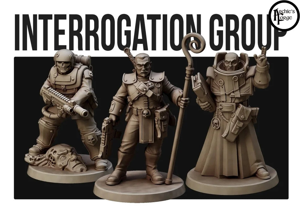 Interrogation Squad - Design by Red Pilgrim - Archies Forge