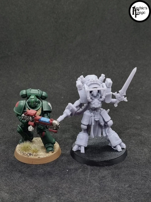 Joan of St. Clair - Battle Sisters Proxy Model for 28mm Wargaming - Archies Forge