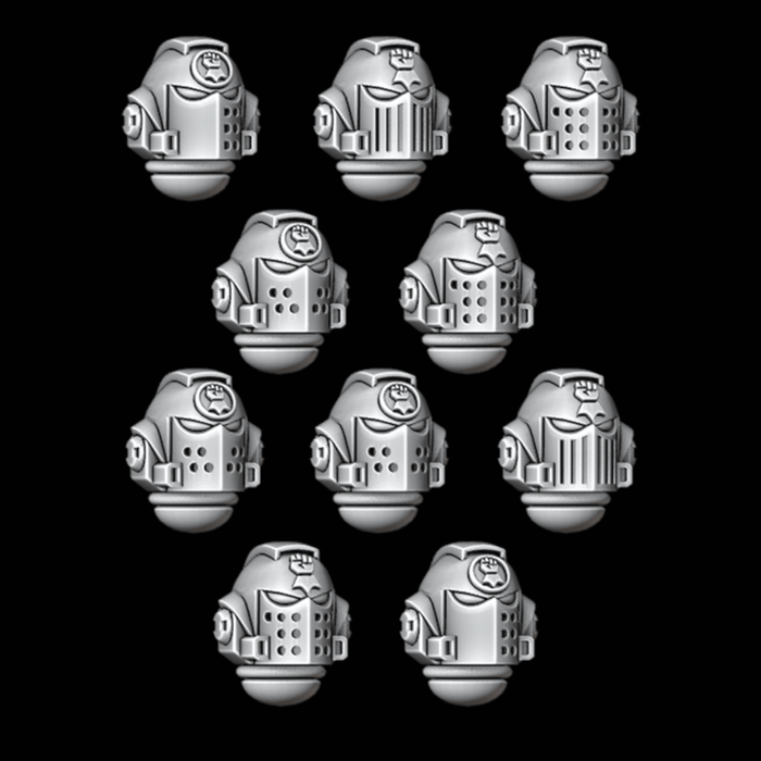 Knightly Helmets - Legio Fist - Set of 10 - Archies Forge