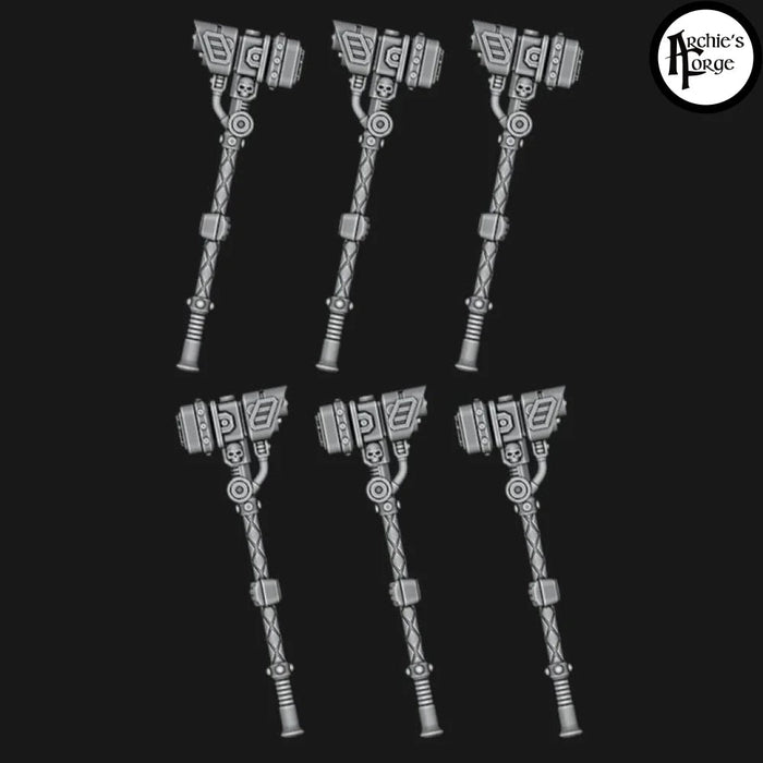 Large Thunder Hammers - Set of 6 - Archies Forge