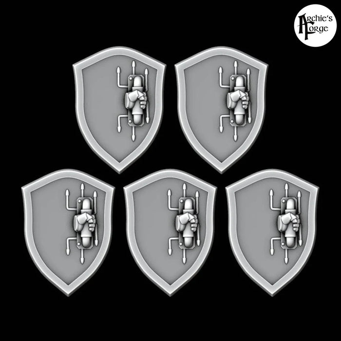 Legio Angelus - Lion Shields - Set of 5 - Archies Forge