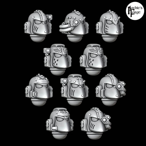 Legio Angelus MK6 Helmets - Set of 10 - Archies Forge