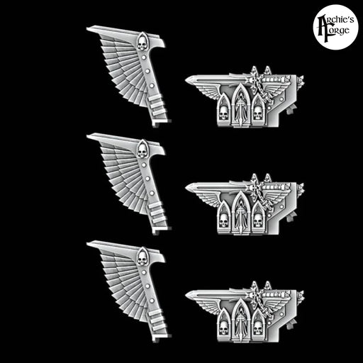 Legio Angelus Ornate Outrider Upgrades - Set of 3 - Archies Forge