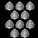 Legio Angelus Ornate Pads - Set of 10 - Archies Forge