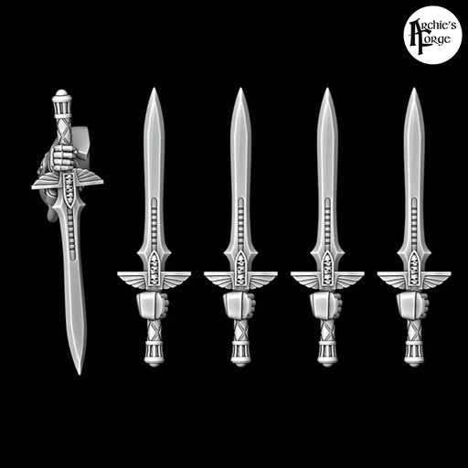 Legio Angelus Terminator Power Swords - Set of 5 - Archies Forge