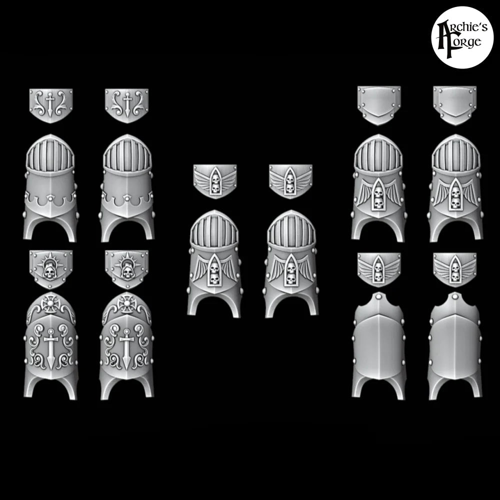 Legio Angelus Terminator Shin and Hip Plates - Set of 5 – Archies Forge