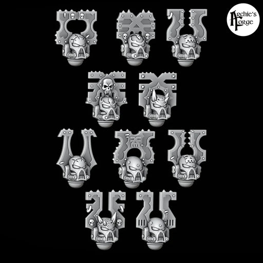 Legio Annihilus - Berserker Helmets - Set of 10 - Archies Forge