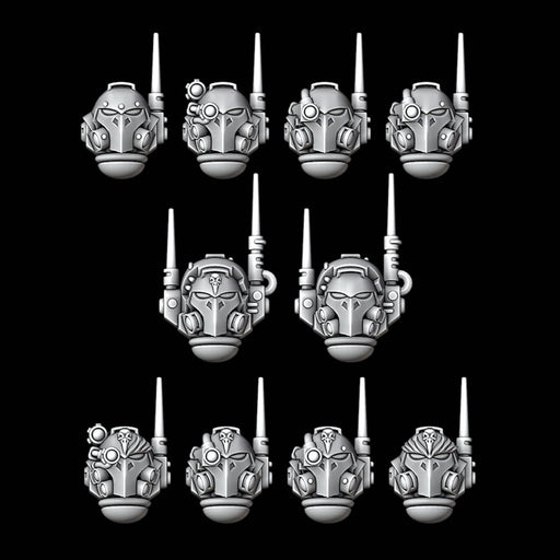 Legio Corvus - Antenna Helmets - Set of 10 - Archies Forge
