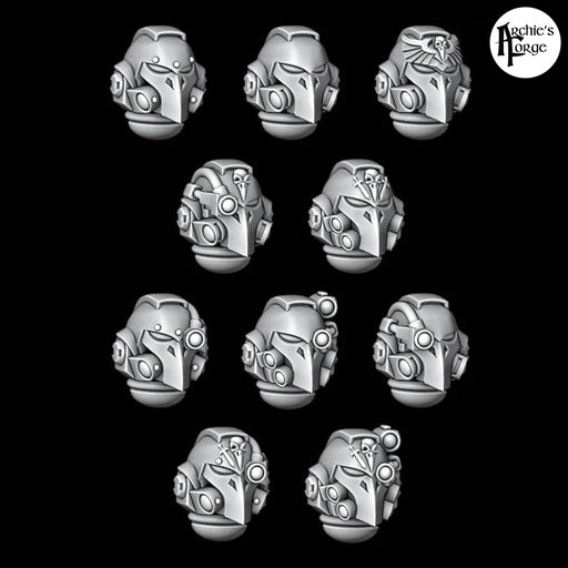 Legio Corvus Helmets - Set of 10 - Archies Forge