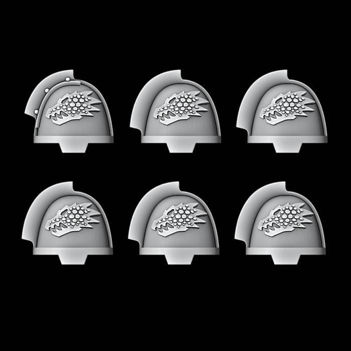 Legio Draconis Bladeguard Pads - Set of 6 - Archies Forge