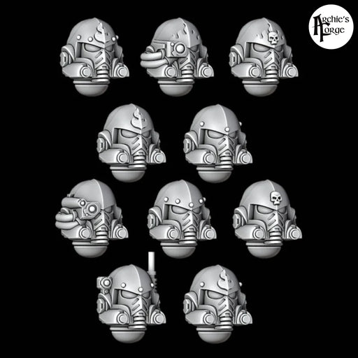 Legio Draconis Gravis Helmets - Set of 10 - Archies Forge